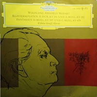 Deutsche Grammophon : Kempff  - Mozart Sonata No. 10 & 11, Fantasias